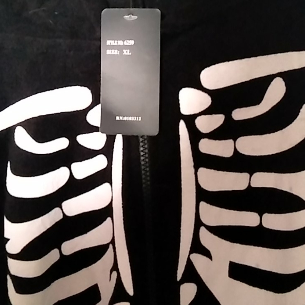 Skeleton onesie
